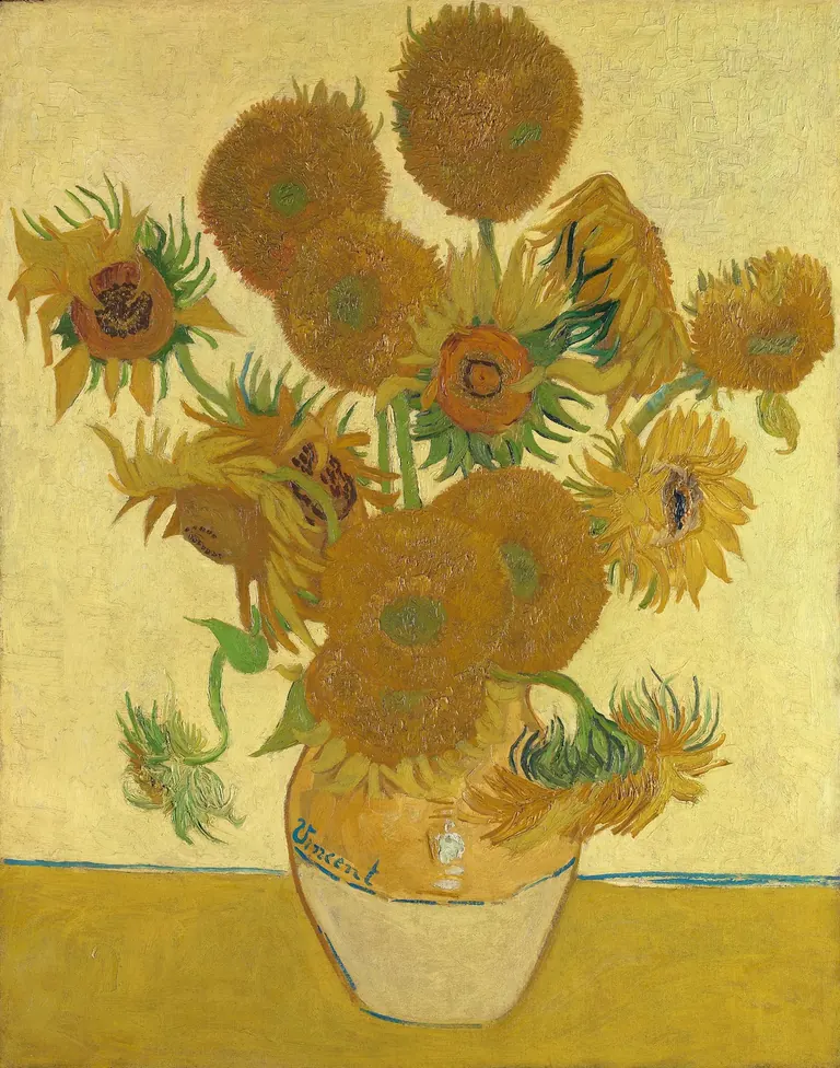 Vincent van Goghen Sunflowers, National Gallery London-en