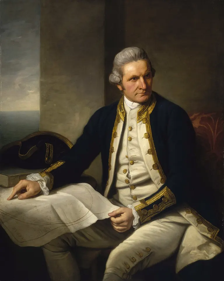 Retrat del capità James Cook