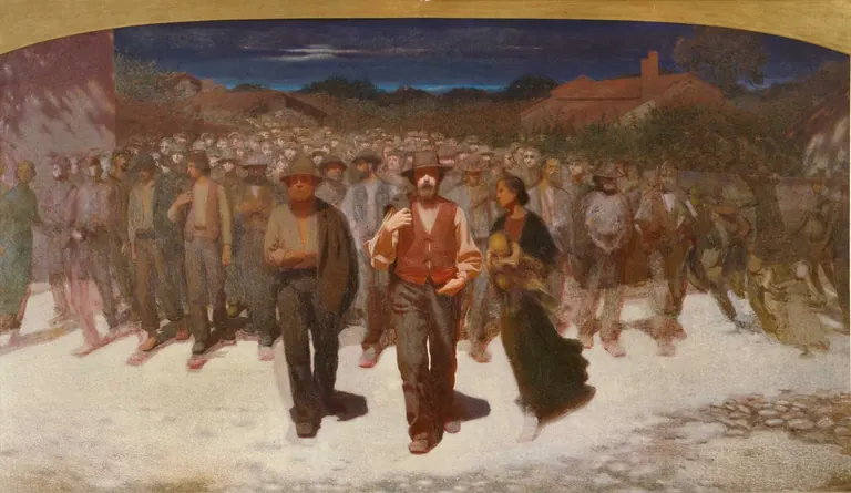 Pellizza da Volpedo, Fiumana, 1895-1896