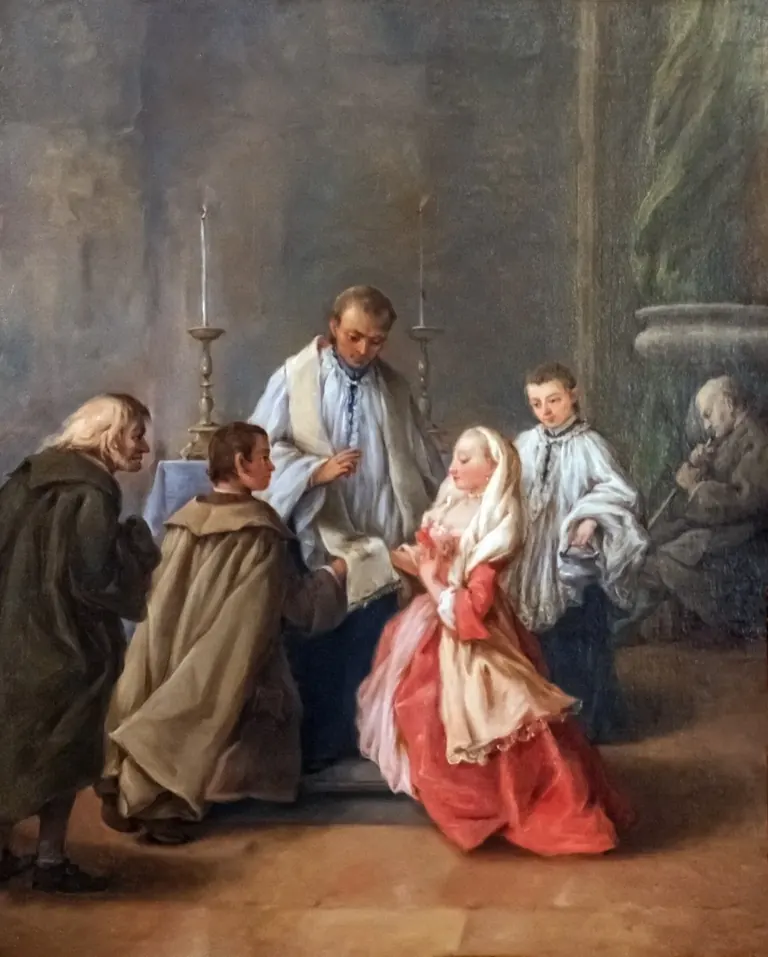 Pietro Longhi, Le Mariage, tiré de Les Sept Sacrements (1755-57)
