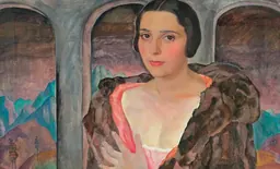 Josef Gassler، بورتريه Halina Wittlin-Moser، نحو 1928 (تفصيل)