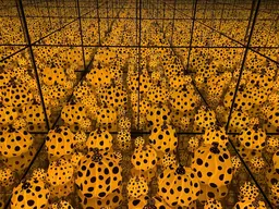 Yayoi Kusama, The Spirits of the Pumpkins Descended into the Heavens
