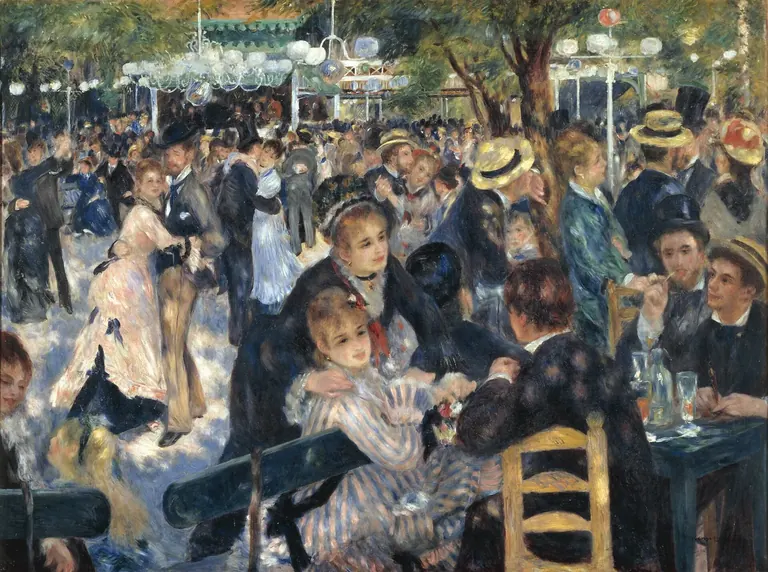 Bal du moulin de la Galette, 1876, de Pierre-Auguste Renoir