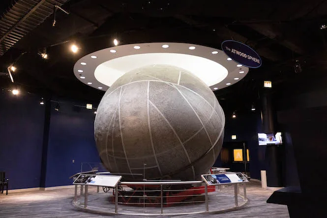 L’esfera d’Atwood de 1913, a l’Adler Planetarium