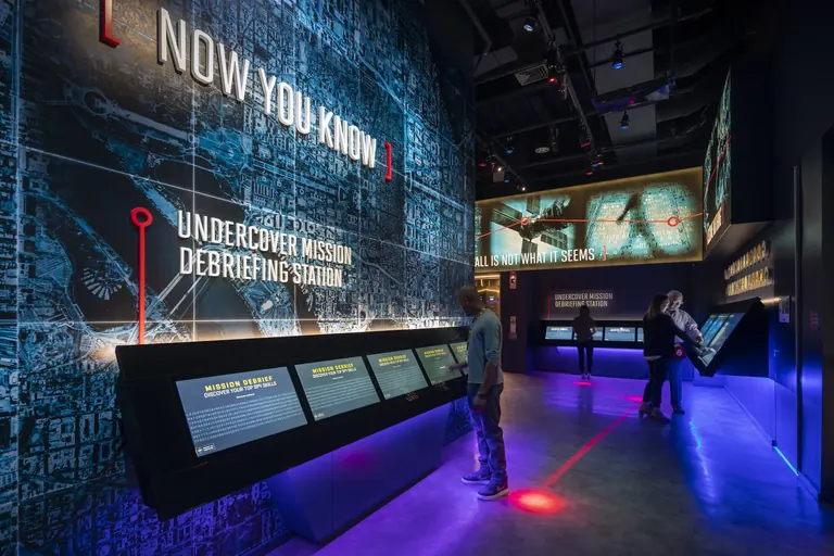 The Debriefing Center at the International Spy Museum
