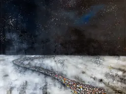 Œuvre de l’exposition Competing Cosmologies: Interpreting the Sky