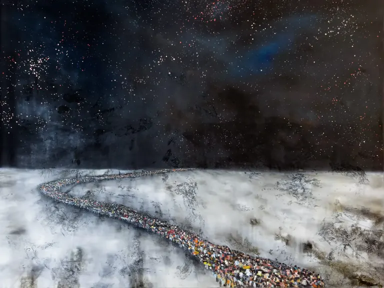 Œuvre de l’exposition Competing Cosmologies: Interpreting the Sky