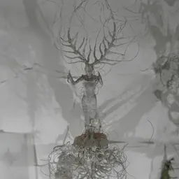 Detail of a Cathy de Monchaux sculpture