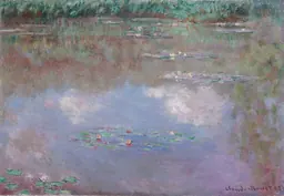 Claude Monet, Le Bassin aux nymphéas (nuages), 1903. Huile sur toile.
