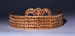 The Crown of Kerch, a garnet-inlaid gold diadem