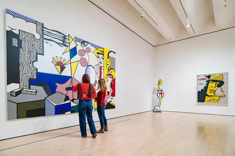 Άποψη εγκατάστασης της έκθεσης Ways of Seeing: Fourteen Artists