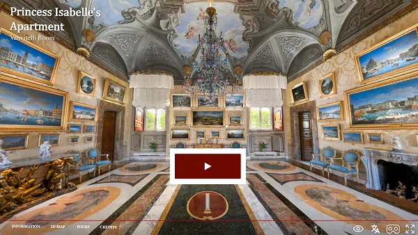 L'appartement de la princesse Isabelle, au rez-de-chaussée du Palazzo Colonna, à Rome