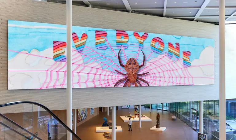 Digital scroll artwork from Kate Mitchell's In the Eye of the Giant