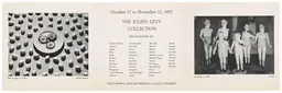 Gallery ephemera from The Collected Photograph, 1970-1989 at the Morgan Library
