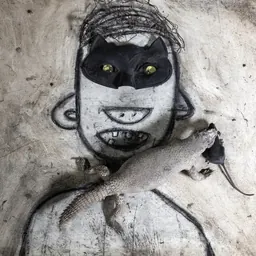 Roger Ballen, Snatched, 2021, from the series Spirits and Spaces