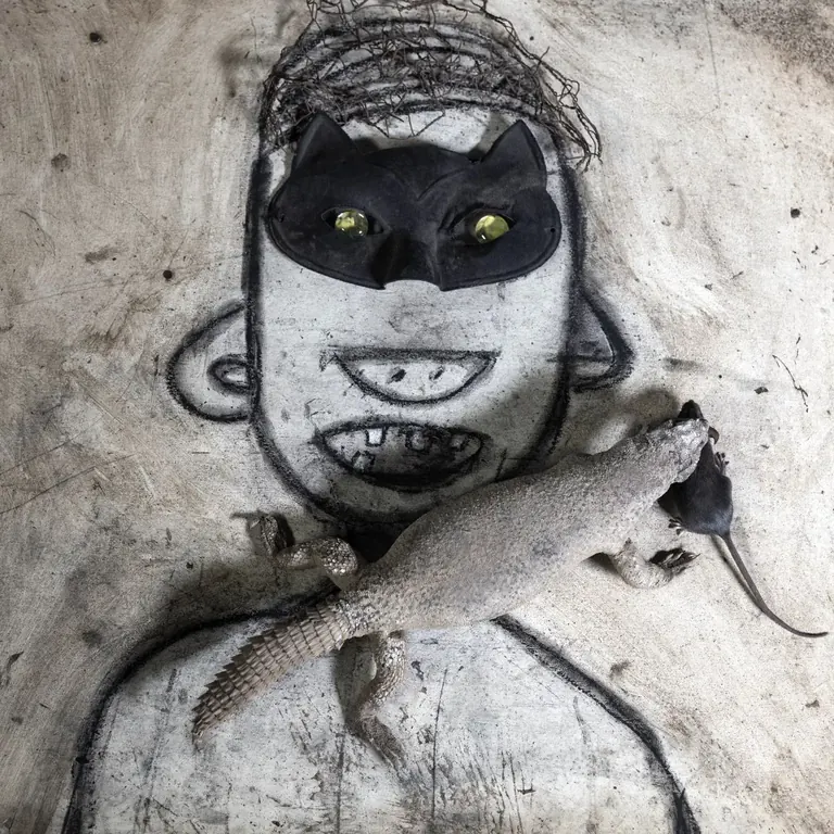 Roger Ballen, Snatched, 2021, from the series Spirits and Spaces