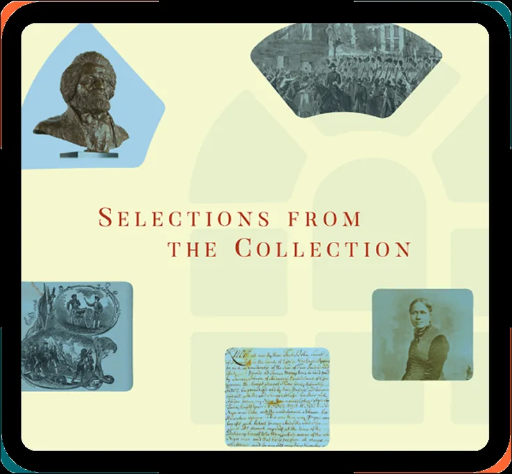 Selections from the Collection exhibition graphic, Museum of African American History