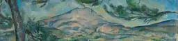 Exhibition banner for Cezanne et nous at the Grand Palais