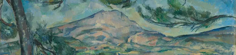 Bannière de l’exposition Cezanne et nous au Grand Palais