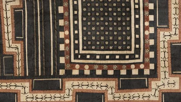 Tapa bark cloth from Polynesia