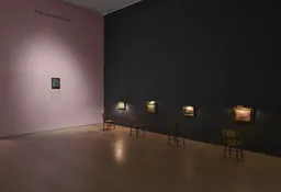 Installation view of Paul Thek: Dream of Vanishing at Pace Gallery, New York