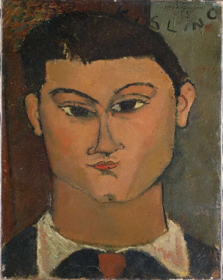Amedeo Modigliani, Portrait du peintre Moise Kisling, 1915