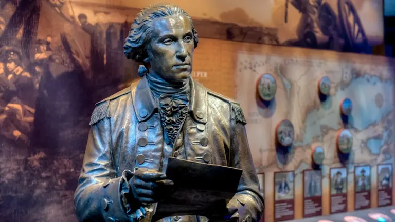 The Spying That Shaped History gallery at the International Spy Museum