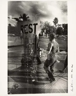 Rest, Miami Beach, Florida — a street photograph by Norman S. Carr