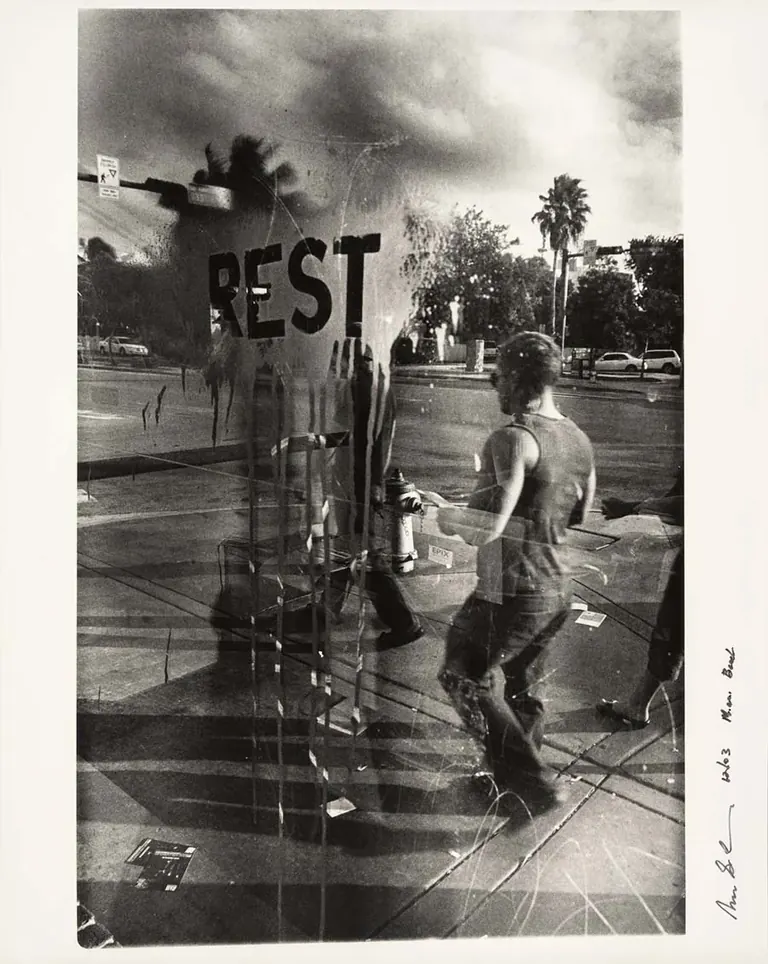 Rest, Miami Beach, Florida — a street photograph by Norman S. Carr