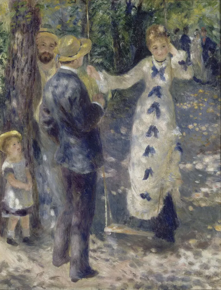The Swing (La Balançoire), 1876, by Pierre-Auguste Renoir