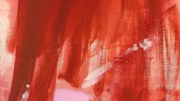Abstract painting by Emma McIntyre on view at David Zwirner, Tribeca, New York