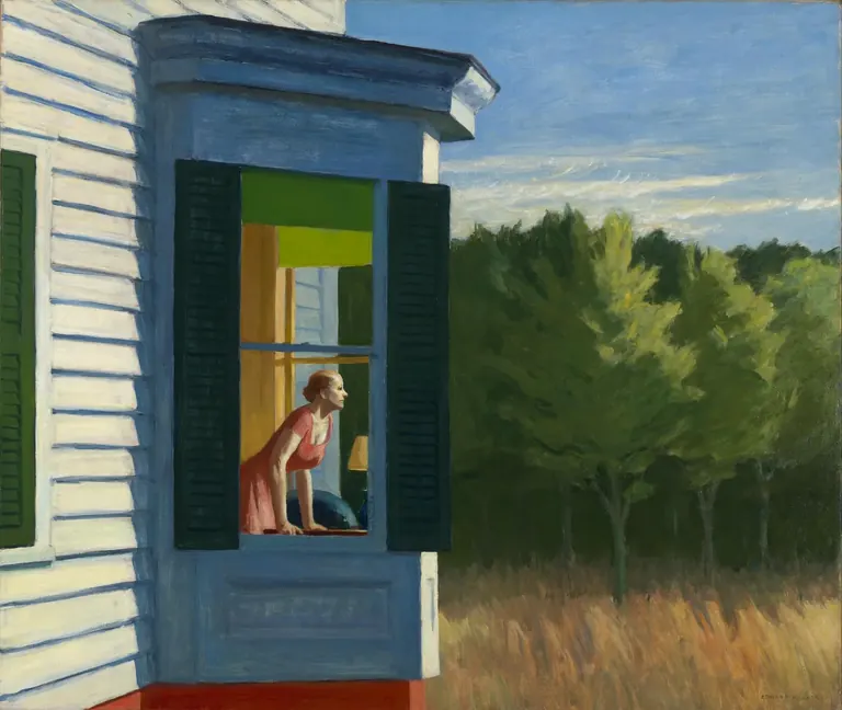 Edward Hopper, Cape Cod Morning, 1950, oil on canvas