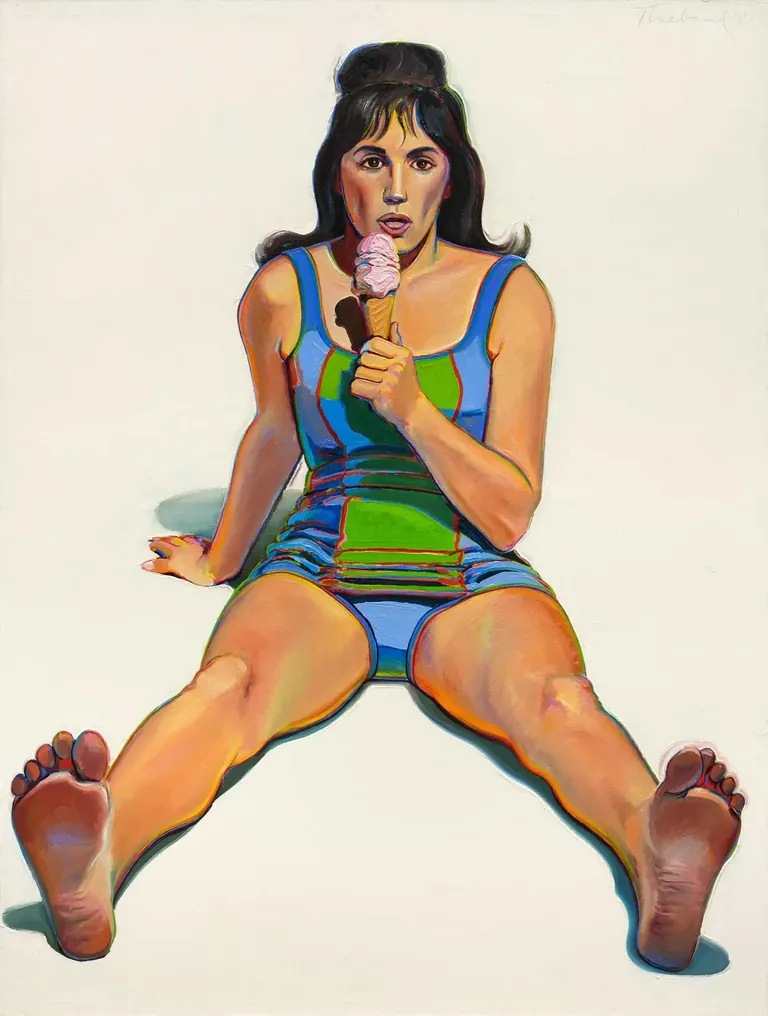 Wayne Thiebaud, Girl with Ice Cream Cone, 1963