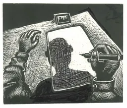 Andy Ewing, Putting Pen to Paper, n.d.