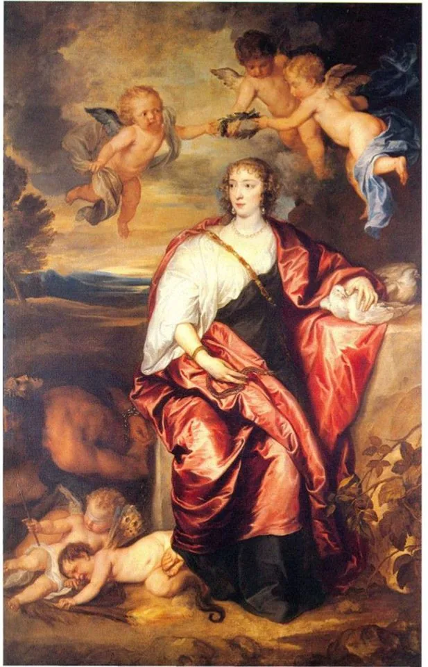 Anthony van Dyck, Lady Venetia Digby en allégorie de la Prudence, 1633