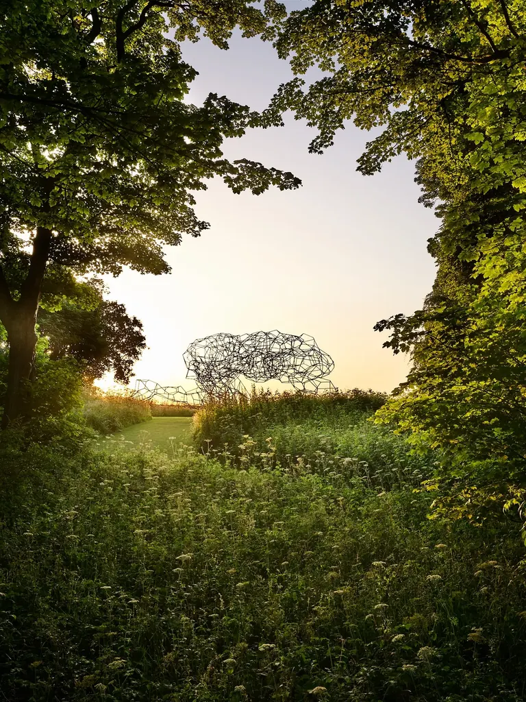Firmament, sculpture en acier d’Antony Gormley à Jupiter Artland