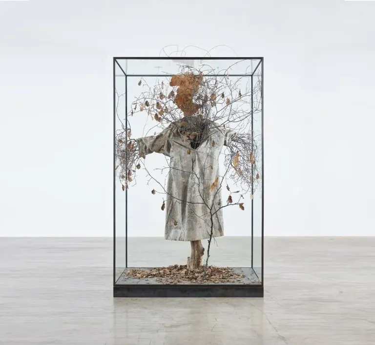 Work by Anselm Kiefer from the exhibition at La Pedrera
