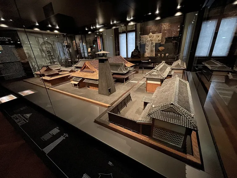 نموذج لمقر إقامة دايميو من فترة إيدو معروض في Weltmuseum Wien