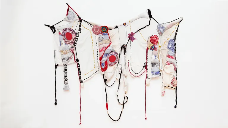 Textile sculpture by Sonia Gomes from Wild Heart