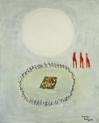 Peinture à l’huile de Kaoru Yamaguchi, collection Kahitsukan