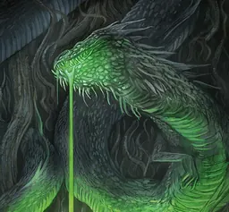 Nidhoggr, le serpent de la mythologie nordique, dans le cadre du programme des vacances d’automne