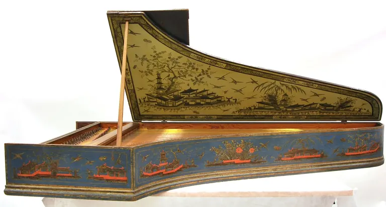 Harpsichord by Christian Zell (MDMB 418), Museu de la Música de Barcelona