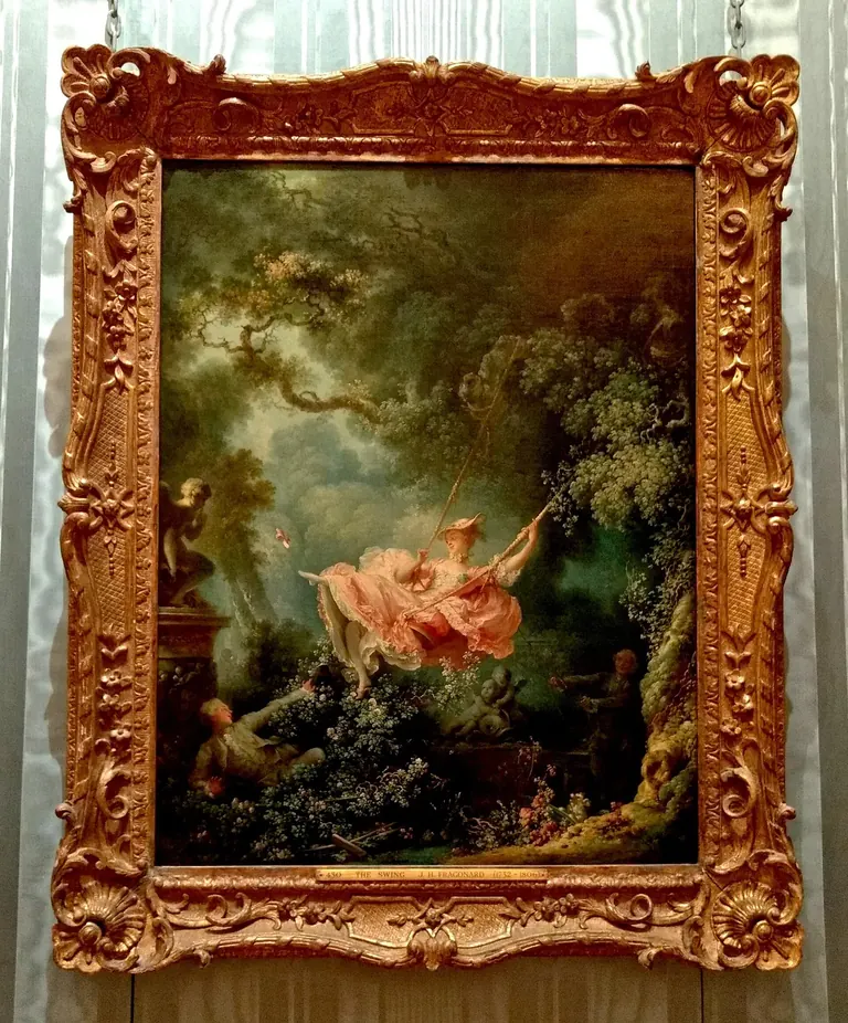 Jean-Honoré Fragonarden The Swing (1767), Wallace Collection