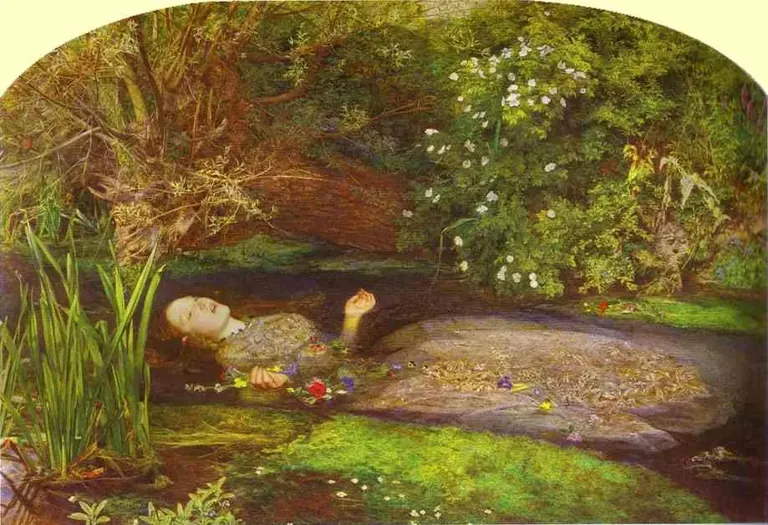 Ophelia (1851–52), de John Everett Millais: una obra mestra cabdal dels prerafaelites a la Tate Britain