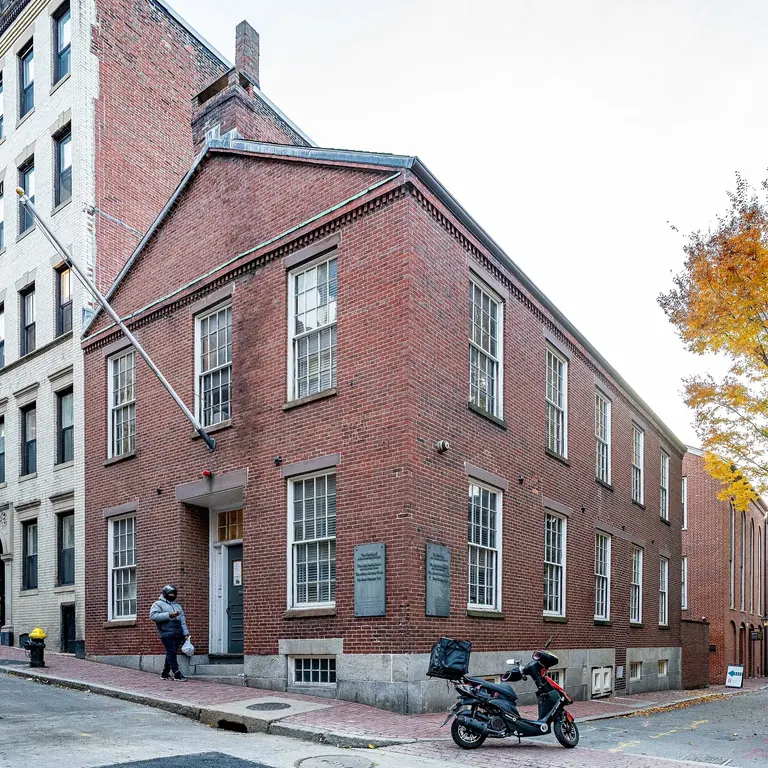 The Abiel Smith School at 46 Joy Street, Beacon Hill, Boston