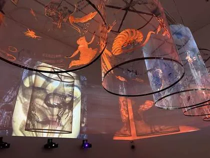 Obra de l’artista Nalini Malani