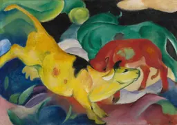 Peinture de Franz Marc issue de la collection du Blaue Reiter