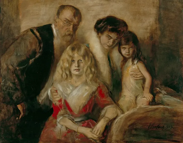 غرفة تاريخية في فيلا Franz von Lenbach