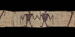 Treaty documents and Native diplomatic objects displayed in Nation to Nation
