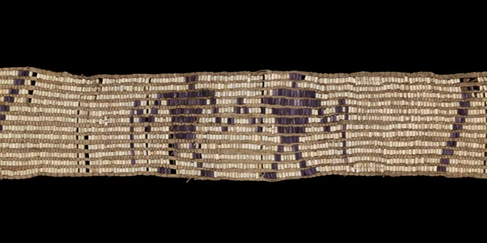 Treaty documents and Native diplomatic objects displayed in Nation to Nation